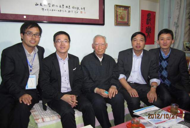 吴刚等看望陈绍蕃学长