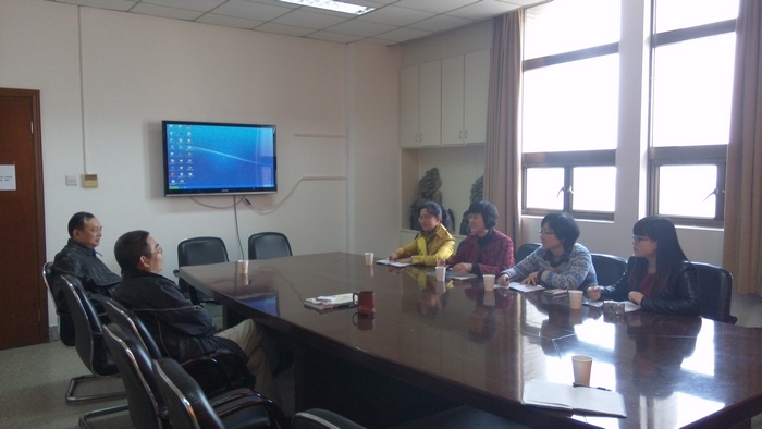 山东理工建工学院工管主任来访